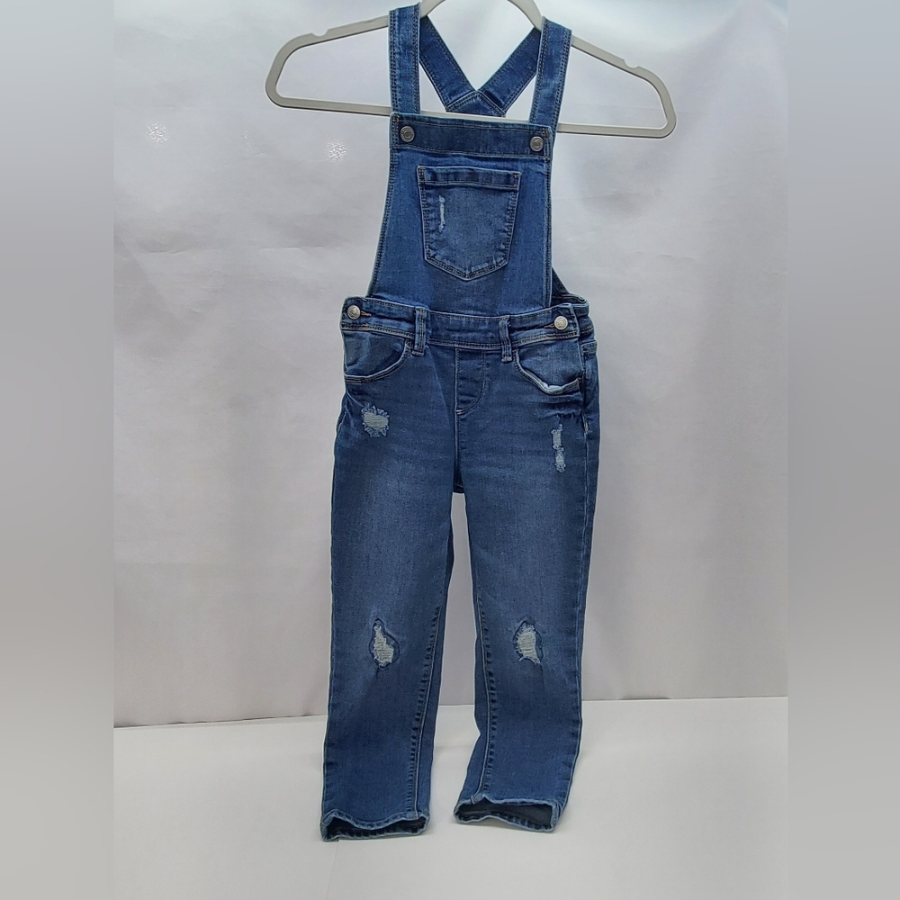 Girls Bib Overalls Size 6 - Jumping Beans